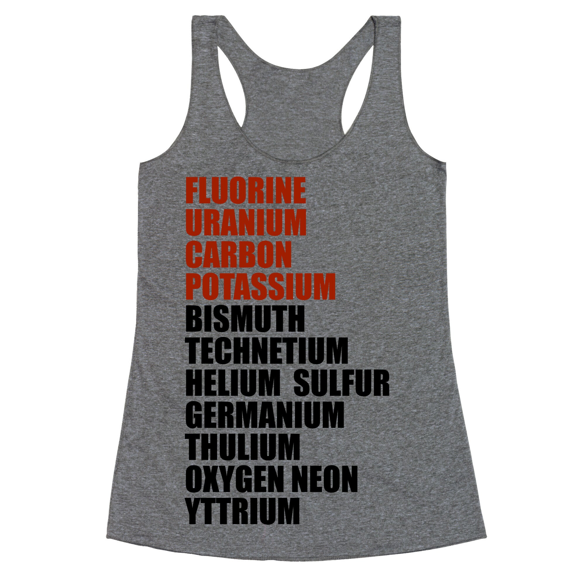 Chemistry Rap Tribute Racerback Tank